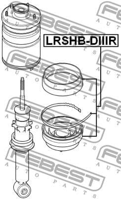 Protective Cap/Bellow, shock absorber LRSHB-DIIIR - image 2