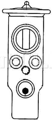 Expansion Valve, air conditioning BEHR AVE 25 000S - image 2