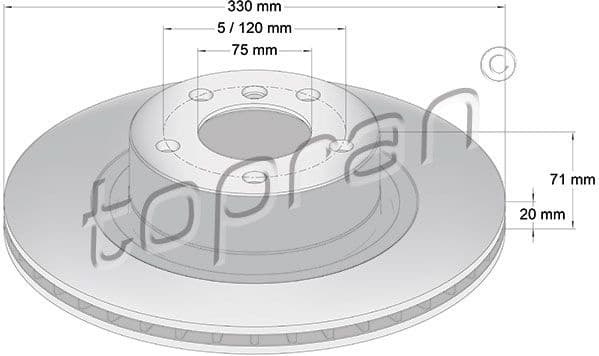 Brake Disc COATED 502 381