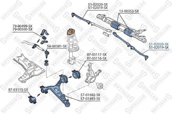 Tie Rod End 51-02020-SX - image 2