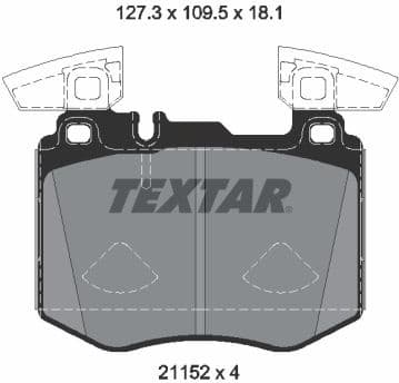 Brake Pad Set, disc brake Q+ 2115201