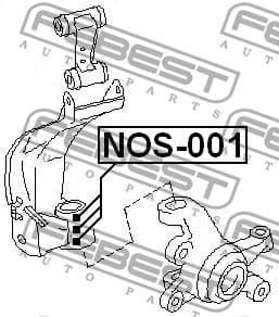 Repair Kit, steering knuckle NOS-001 - image 2