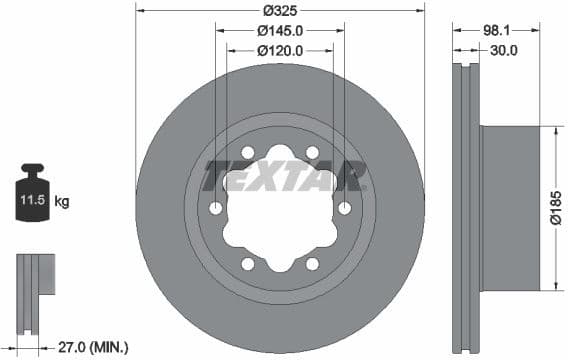 Brake Disc PRO 92305803
