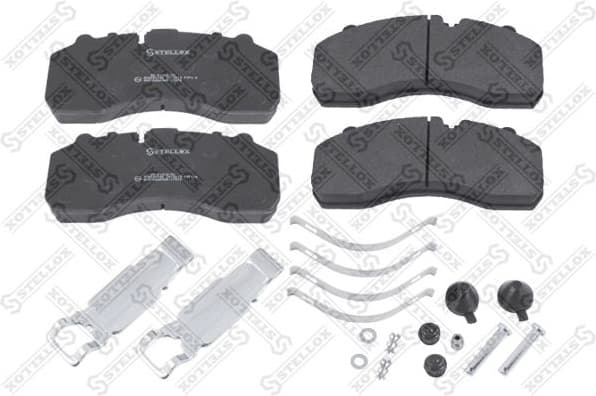 Brake Pad Set, disc brake 85-01412-SX