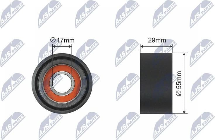 Tensioner Pulley, V-belt RNK-BM-038
