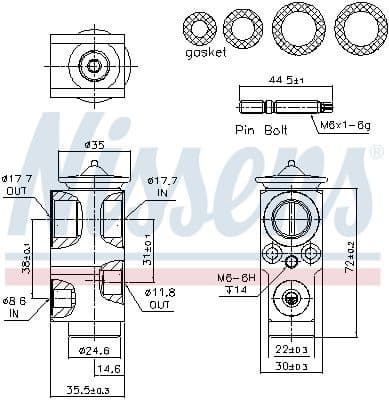Expansion Valve, air conditioning ** FIRST FIT ** 999390 - image 6