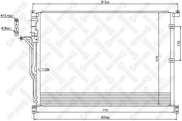 Condenser, air conditioning 10-45183-SX