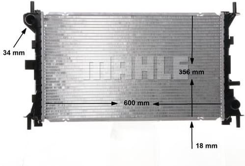 Radiator, engine cooling BEHR CR 627 000S - image 11