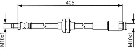 Brake Hose 1 987 481 671
