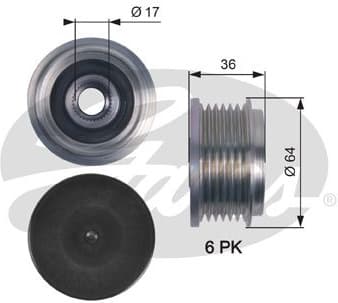 Alternator Freewheel Clutch DriveAlign™ OAP7131