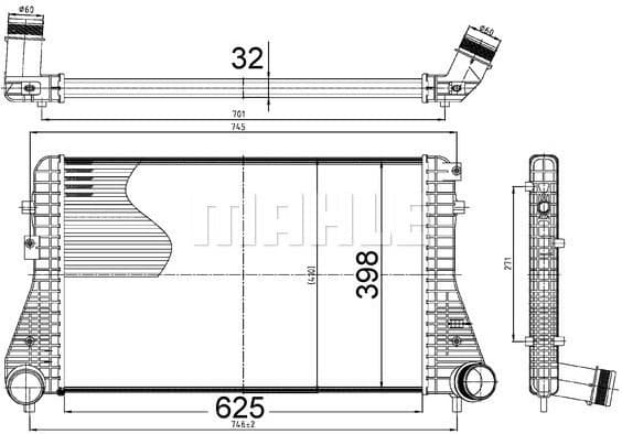 Charge Air Cooler BEHR CI 517 000S