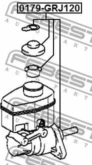 Brake Master Cylinder 0179-GRJ120 - image 2