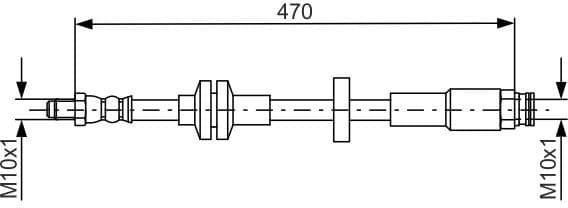 Brake Hose 1 987 481 672