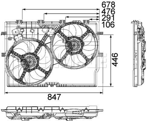 Fan, engine cooling BEHR *** PREMIUM LINE *** CFF 192 000P - image 2