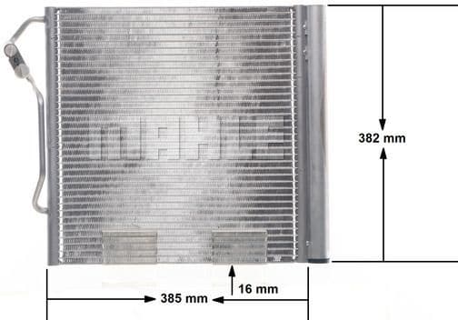 Condenser, air conditioning BEHR AC 451 000S - image 2