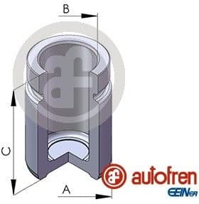 Piston, brake caliper D025617