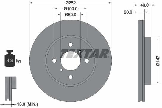 Brake Disc PRO 92292903