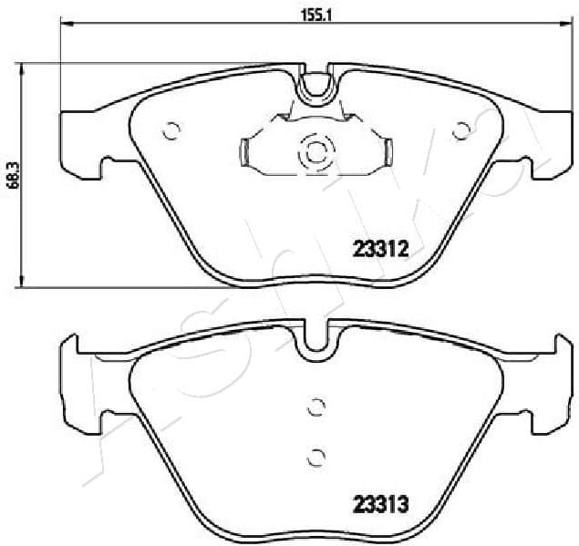 Brake Pad Set, disc brake 50-00-0115 - image 2