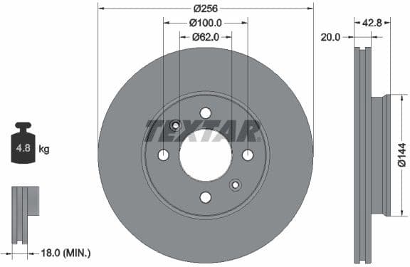 Brake Disc PRO 92295403