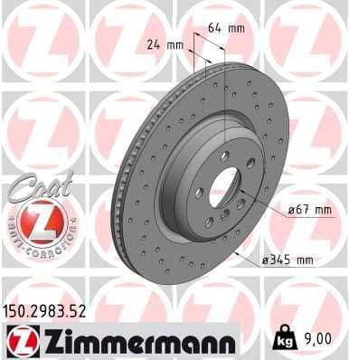 Brake Disc SPORT BRAKE DISC Z 150.2983.52