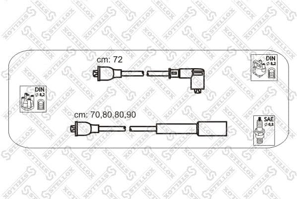 Ignition Cable Kit 10-38493-SX