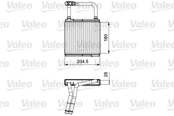 Heat Exchanger, interior heating 811526