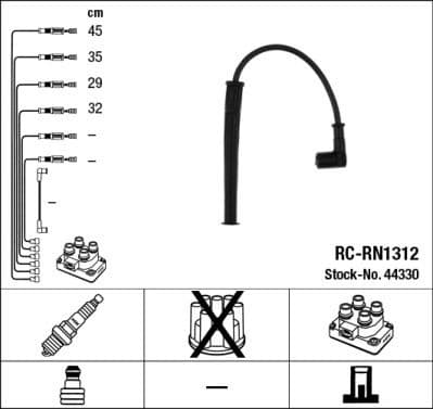Ignition Cable Kit RC-RN1312
