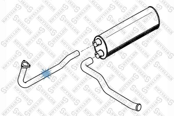 Exhaust Pipe 82-03665-SX