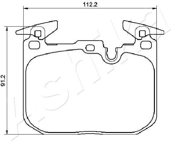 Brake Pad Set, disc brake 50-00-0103 - image 2