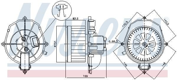 Interior Blower 87518