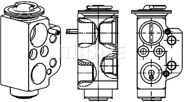 Expansion Valve, air conditioning BEHR *** PREMIUM LINE *** AVE 71 000P - image 2