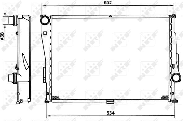Radiator, engine cooling 51597 - image 4