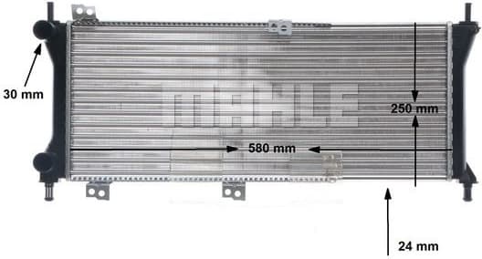 Radiator, engine cooling BEHR CR 2173 000S - image 11