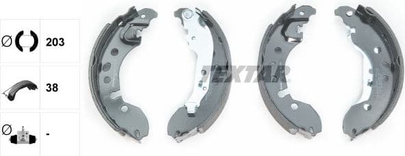 Brake Shoe Set 91080700