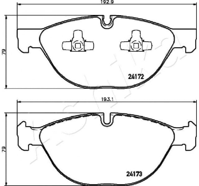Brake Pad Set, disc brake 50-00-0134 - image 2