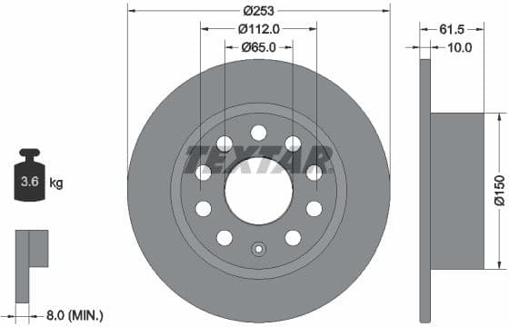 Brake Disc PRO 92306603