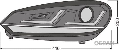 Headlight Set LEDriving® XENARC® headlight for VW Golf VI LEDHL102-GTI - image 2