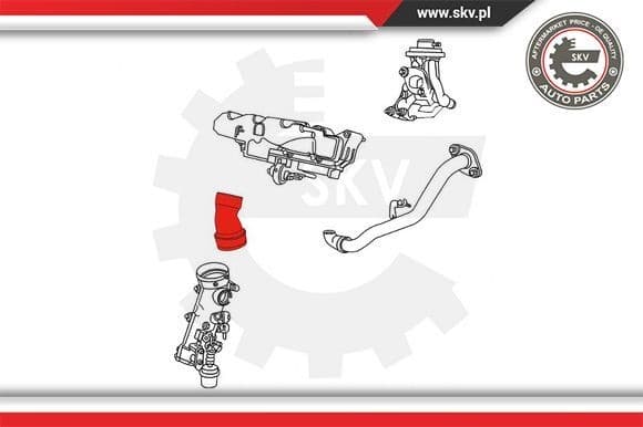 Charge Air Hose 43SKV166 - image 3