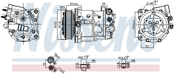 Compressor, air conditioning ** FIRST FIT ** 89398