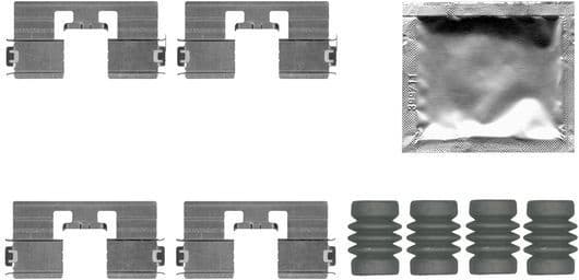 Accessory Kit, disc brake pad 1 987 474 747