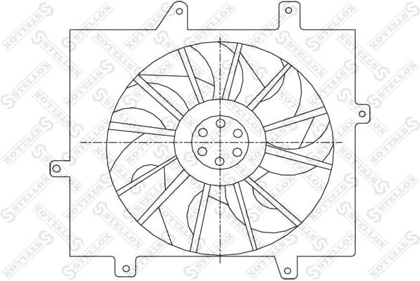Fan, engine cooling 29-99325-SX