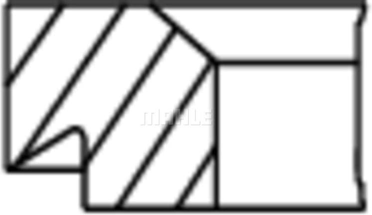 Piston Ring Set 503 59 N0 - image 2