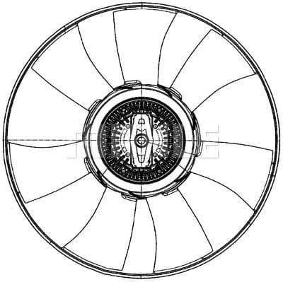 Fan, engine cooling BEHR *** PREMIUM LINE *** CFF 501 000P - image 2