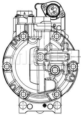 Compressor, air conditioning BEHR *** PREMIUM LINE *** ACP 1453 000P - image 2
