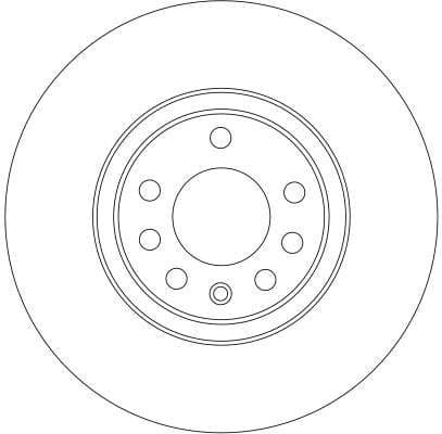 Brake discs kit front (2pcs), Top Quality DF4246 - image 3