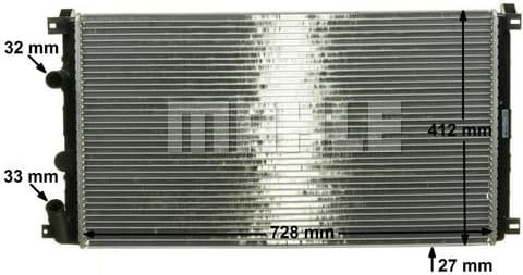Radiator, engine cooling BEHR CR 1683 000S - image 10