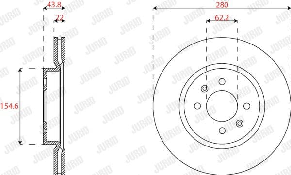 Brake Disc COAT+ 563316JC