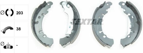 Brake Shoe Set 91075000