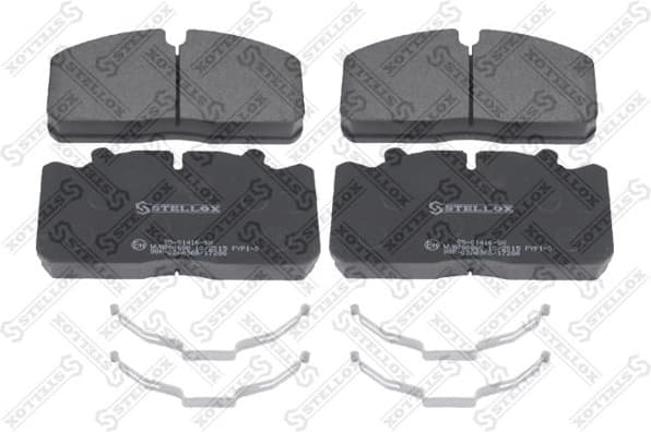 Brake Pad Set, disc brake 85-01416-SX