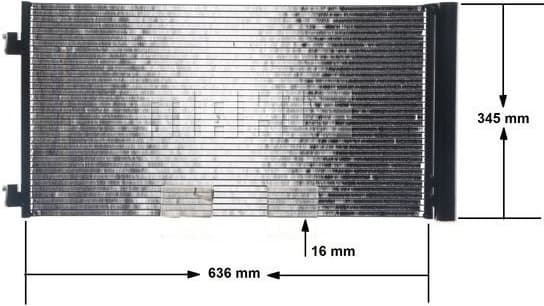 Condenser, air conditioning BEHR AC 751 000S - image 2